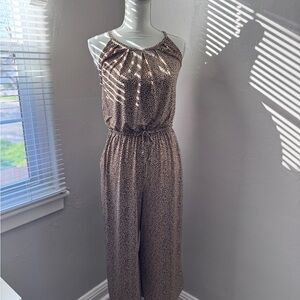 Leopard Print Jumpsuit